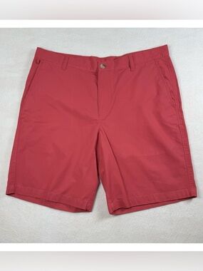 Columbia PFG Performance Fishing Gear Bonehead Red 100% Cotton Shorts Mens 36W